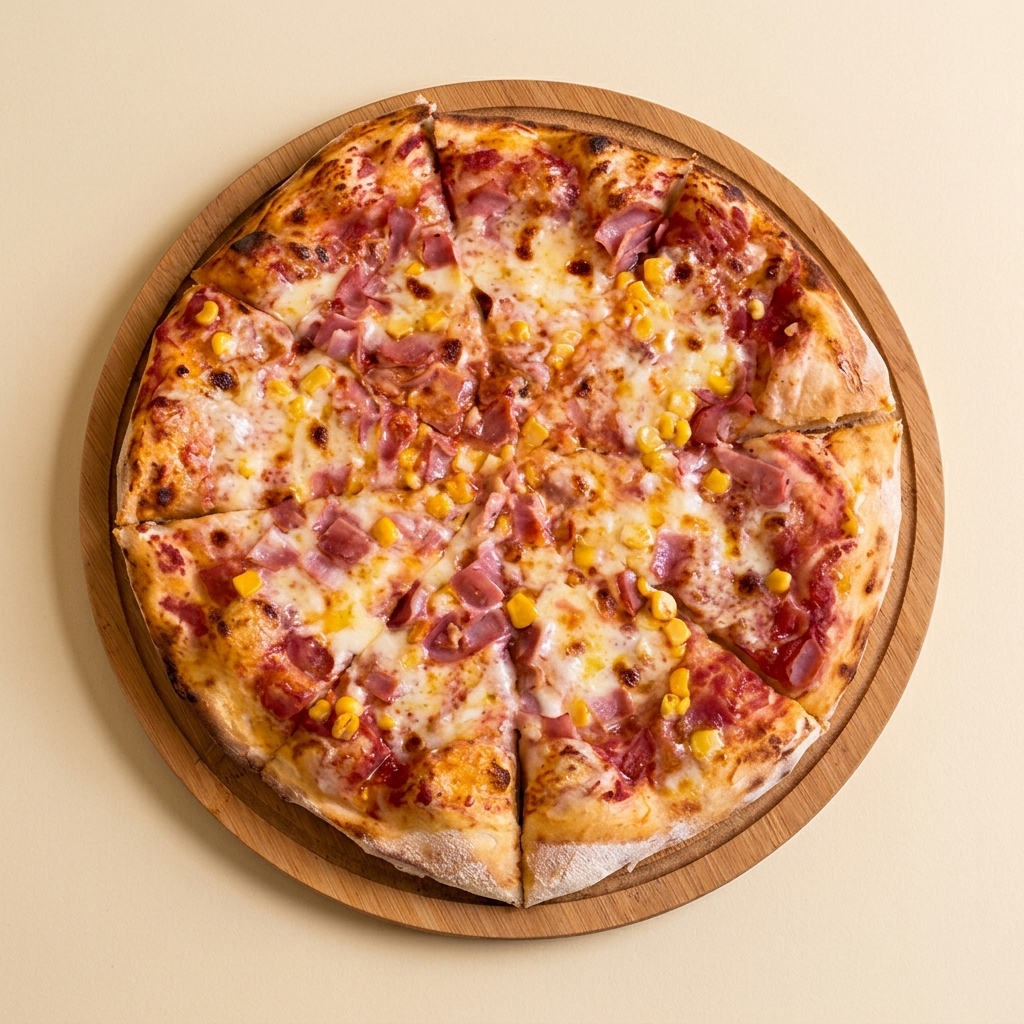 Pizza El Pilar (Jamón y Maíz)
